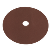 Worksafe® 175mm Fibre Backed Sanding Disc 80Grit - Pack of 25