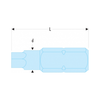 FACOM - EV.2 - Standard bits series 2 for XZN multiple teeth head screws   - EV.206