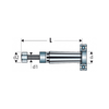 FACOM - U.49P - Clamps for inside grip - U.49P9