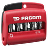 FACOM Combined set of 10 Torx® bits 1/4" - 25 mm + bit holder- E.112