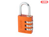ABUS - 145/40 40mm Aluminium Combination Padlock Random Colour 49865