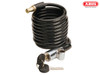 ABUS - 1950/120 Recoil Keyed Cable Lock Black 120cm x 7mm