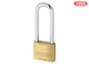 ABUS - 55/40mm Brass Padlock 63mm Long Shackle Carded