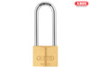 ABUS - 65/40mm Brass Padlock 63mm Long Shackle Keyed Alike 406