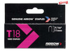 Arrow - T18 Staples 11mm (7/16in) Box 1000