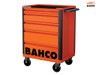 Bahco - 5 Drawer B Tool Trolley K Orange