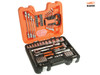 Bahco - S910 Socket & Spanner Set of 92 Metric & AF 1/4 & 1/2in Drive