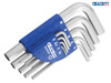 Expert - Hexagon Key Short Arm Set of 9 Metric (1.5 - 10mm)