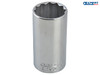 Expert - Bi-Hexagon Deep Socket 1/2in Drive 30mm