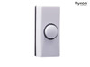 Byron - 7910 Wired Doorbell Additional Chime Bell Push White