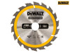 DEWALT - Construction Circular Saw Blade 190 x 30mm x 18T