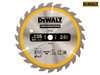 DEWALT - Cordless Construction Circular Saw Blade 136 x 10mm x 24T