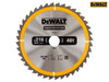 DEWALT - Stationary Construction Circular Saw Blade 216 x 30mm x 40T ATB/Neg