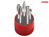 Dormer - Solid Carbide Rotary Burr Cylindrical Set 5 Piece