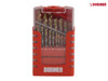 Dormer - A095 Comp HSS TiN Drill Set of 19 1.0-10 x 0.5mm