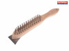 Faithfull - 580/4S Lightweight Scratch Brush with Scraper - 4 Row