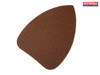 Faithfull - Mouse Sander Sheets Hook & Loop Red Plain Medium (Pack of 5)