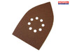 Faithfull - Multi-Sander Sheets Hook & Loop Fine Grit (Pack 5)