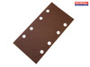 Faithfull - 1/3 Sanding Sheet Red Bosch Clip Holed Assorted (Pack of 5)