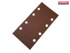 Faithfull - 1/3 Sanding Sheet Red Bosch Hook & Loop Assorted (Pack of 5)