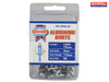Faithfull - Aluminium Rivets 4mm x 13mm Long Pre-Pack of 50