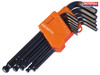 Faithfull - Ball End Hexagon Key Long Arm Set of 13 Metric (1.3-10mm)