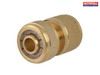 Faithfull - Brass Female Water Stop Connector 12.5mm (1/2in)