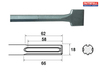 Faithfull - SDS Max Straight Scaling Chisel 75 x 300mm