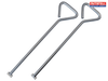 Faithfull - Manhole Keys (Pack of 2) 520mm (20.4in)