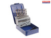 Faithfull - HSS Drill Bit Set of 19 M2 1 - 10mm & Case