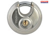 Faithfull - Stainless Steel Discus Padlock 70mm