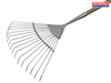 Faithfull - Prestige Stainless Steel Lawn Rake Ash Handle