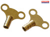 Faithfull - Radiator Keys - Brass (Pack of 2)