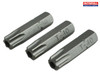 Faithfull - Security S2 Grade Steel Screwdriver Bits T40S x 25mm (Pack 3)