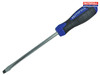 Faithfull - Soft Grip Screwdriver Slotted Flared Tip 10.0 x 200mm