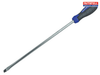 Faithfull - Soft Grip Screwdriver Slotted Flared Tip 10.0 x 300mm