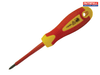 Faithfull - VDE Soft Grip Screwdriver Phillips Tip PH1 x 80mm