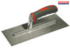 Faithfull - Plasterer's Trowel Stainless Steel Soft Grip Handle 11 x 4.3/4in
