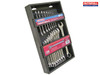 Faithfull - Metric Chrome Vanadium Combination Spanner Set 18 Piece
