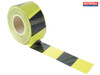Faithfull - Barrier Tape 70mm x 500m Black & Yellow