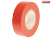 Faithfull - PVC Electrical Tape Red 19mm x 20m
