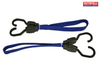 Faithfull - Flat Bungee Flat Cord 46cm (18in) Blue 2 Piece