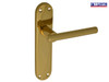 Forge - Backplate Handle Latch - Modular Brass Finish