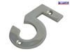 Forge - Numeral No.5 - Chrome Finish 75mm (3in)