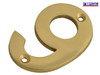 Forge - Numeral No.9 - Brass Finish 75mm (3in)