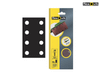 Flexovit - 1/3 Sanding Sheets Perforated Medium Grit (Pack of 10)