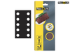 Flexovit - 1/2 Sanding Sheets Perforated Medium 80 Grit (Pack of 10)
