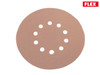 Flex Power Tools - Sanding Paper Hook & Loop Backing Round 220 Grit Pack 25