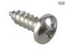 ForgeFix - Self-Tapping Screw Pozi Pan A2 SS 1/2in x 10 ForgePack 25