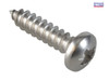 ForgeFix - Self-Tapping Screw Pozi Pan A2 SS 3/4in x 10 ForgePack 20